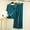 Green, variant on mihongmao Summer Womens Sweatsuits 2 Piece Set Summer Outfits Women Fashion Round-Neck Casual Solid Short Sleeve Outing Long Pants Sets Army Green M