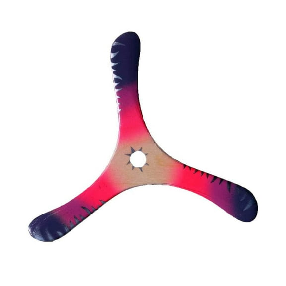 Colorado Boomerangs Carlota Trick Catch Boomerang, 9.5" x 10.5", Blue or Pink
