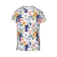 thumbnail image 4 of Wukai Lilies Flowers Youth Unisex Short Sleeve T-Shirt for Boys, Girls, Teens, and Kids-X-Small, 4 of 7