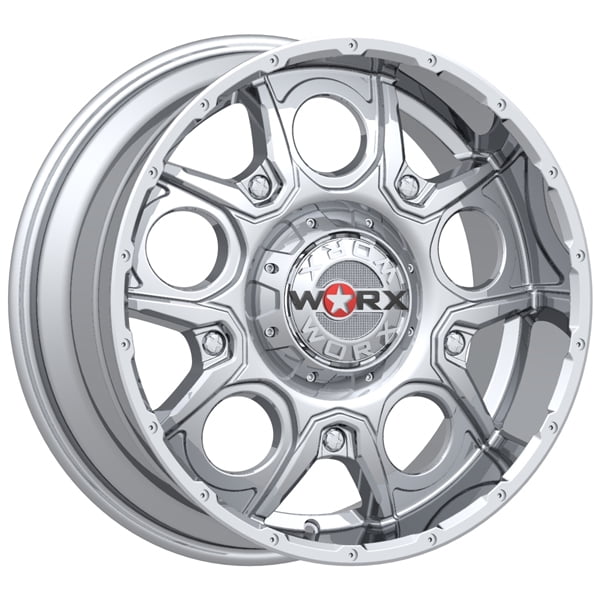 Worx 809C Rebel 20x9 8x170 +18et Chrome Plated Wheel