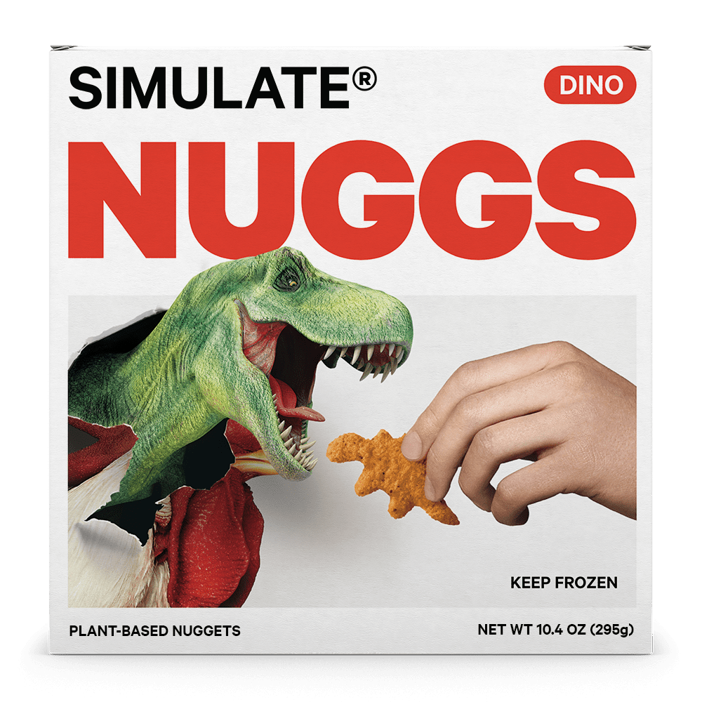 SIMULATE NUGGS - Dino Plant-Based Chicken Nuggets (10.4oz)