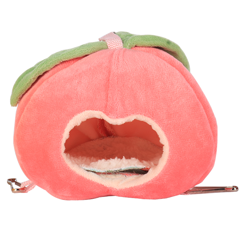 Hamster Cave Bed Fruit Plush Warm Small Animal Bed Hamster Hammock for