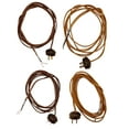 thumbnail image 6 of B&P Lamp® Gold Rayon Cord With Ribbed Plug Set ~10 Ft., 6 of 6