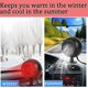 thumbnail image 2 of Portable Car Heater 12V 150W 2 in 1 Heating/Cooling Function Fast Heating Car Defrost (Black), 2 of 5