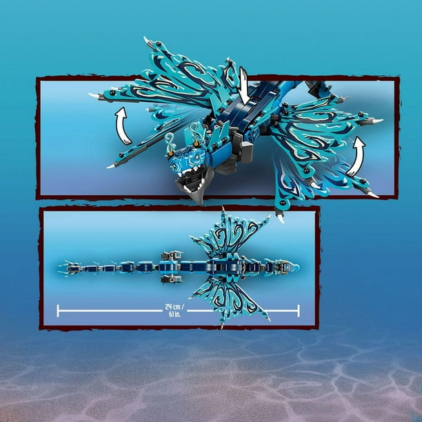 LEGO NINJAGO Water Dragon 71754 Toy Building Kit (737 Pieces