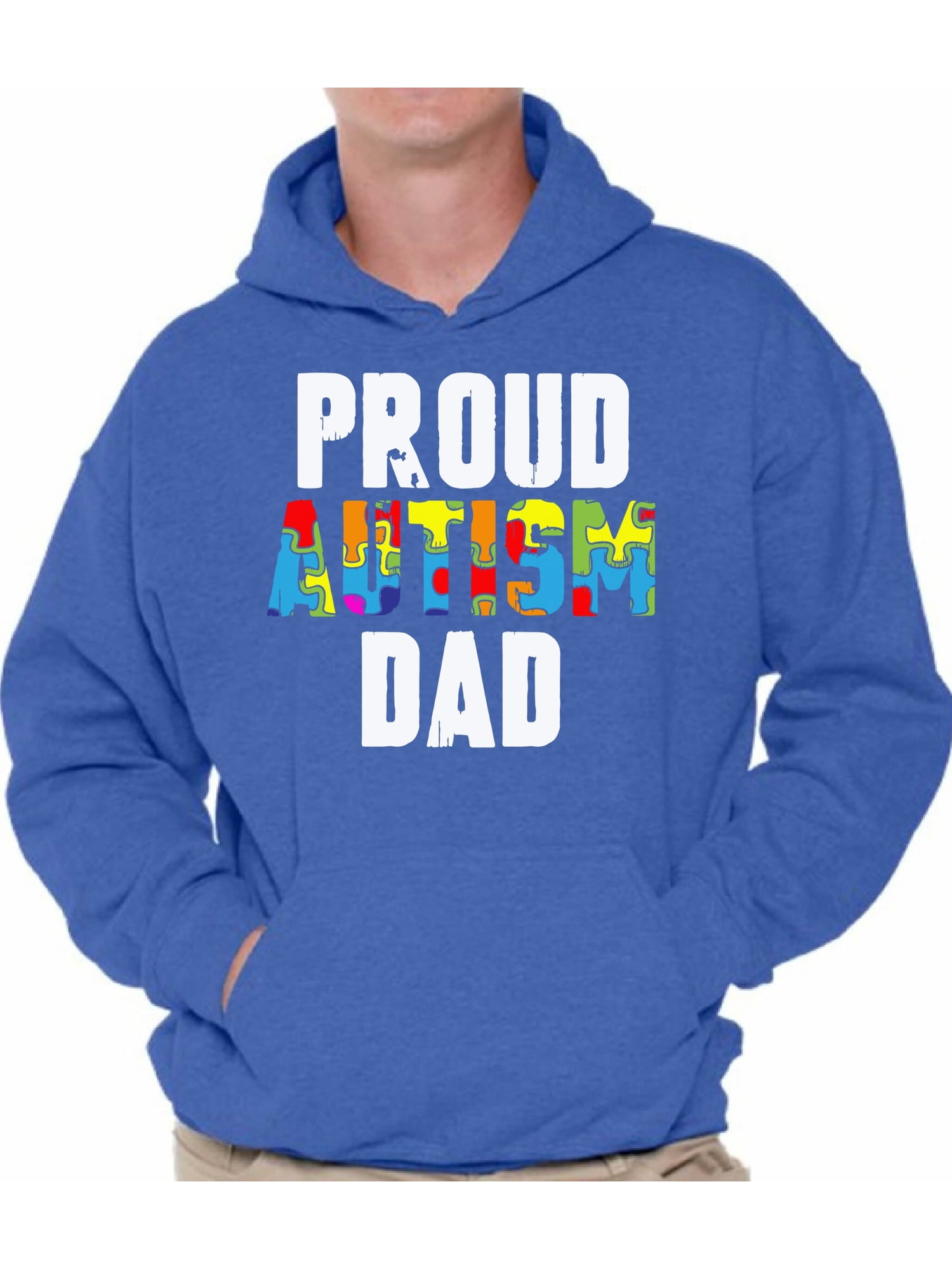 Awkward Styles Autism Dad Hoodie for Father Autism Awareness Hoodie for Support 