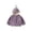 Purple, variant on Kids Hooded Jacket 3d Dino Spike Hood Dinosaur Embroidery Full Zip Thick Warm Fuzzy Outerwear for Boys Girls Fall Winter Outdoor Daily Wear,6-12 Months