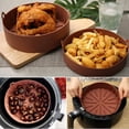 thumbnail image 5 of Olla de silicona para freidora de aire: accesorios para hornos y freidoras de aire aptos para alimentos | Reemplazo de papel de pergamino inflamable, 5 of 5