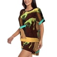 thumbnail image 2 of Lsque Scooby-Doo Women's Short-Sleeved Pajama Set - 2 Piece Soft and Lightweight Sleepwear Set-4X-Large, 2 of 9