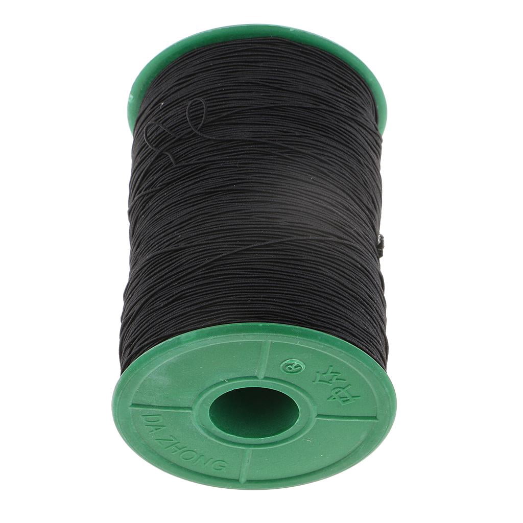 S SERENABLE 2x 0.5mm Elastic Stretch Polyester String Cord for Jewelry Making Bracelet Beading Thread 500 Meters/roll