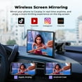 thumbnail image 4 of ;; Apple Carplay Screen for Car Compatible with Apple Carplay Android Auto Portable Carplay Screen with Backup Camera Mirror Link tooth GPS Navigation Voice Assista, 4 of 9