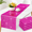 Hot Pink-4, variant on 6 Pack Mirror Disco Party Table Runner 11 X 108 Inch
