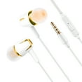 thumbnail image 2 of fastboy Tablette Écouteurs Filaires avec Micro Jogging Randonnée Contrôle Intra-Auriculaire Casque Musique 3.5mm Casque Sport Or, 2 of 6