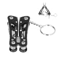 thumbnail image 4 of Alicates plegables multifuncionales Mini herramienta multiusos Llavero Herramienta EDC Manual Hardware Negro, 4 of 15