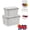 Gray, variant on Food Storage Containers for Fridge with Removable Colander, 2026 Upgraded 4 in 1 Food Storage Container, With Lids Airtight, for Salad Berry Lettuce Vegetables Keeper Fresh