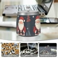 thumbnail image 6 of Yayeee Ashtray with Lid for Cigarette Smokeless Stainless Steel Home Ash Holder, Blue Christmas Santa, 6 of 7