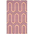 thumbnail image 2 of SAFAVIEH Cambridge Oswald Geometric Wool Area Rug, Fuchsia/Gray, 4' x 6', 2 of 8