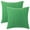 Green, variant on REGALWOVEN Pack of 2 Corduroy Throw Pillow Covers, Soft Decorative Square Cushion Covers for Sofa Green 18" x 18"