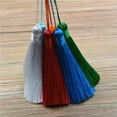 thumbnail image 3 of U8MO 8cm Handwork Ice Silk Tassel Trim Craft Jewelry Making DIY Accessory Pendant-9# gray, 3 of 9