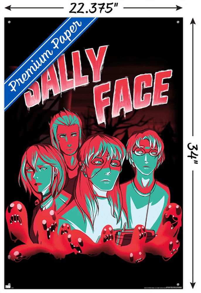 Sally Face - Shadows Wall Poster with Pushpins, 22.375" x 34"