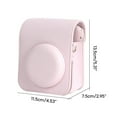 thumbnail image 3 of YOPTOP For Instax Mini 12 Camera Case Travelling Bag PU Leather Soft Shoulder Bag,mintgreen, 3 of 18