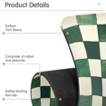 thumbnail image 4 of Yayeee Faucet Mat for Kitchen Sink 14.7" Diatomite Long Splash Guard Pad, Green and White Plaid Pattern, 4 of 7