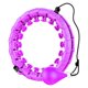 thumbnail image 2 of Aro ponderado para adultos y niños principiantes que hacen ejercicio 2 en 1 abdomen, fitness, pérdida de peso, masaje, 360  degree, giro automático, 24 nudo Púrpura Macarena aro de deporte, 2 of 7