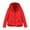 a-Red4113, variant on VNKIDY Women Parkas Winter Warm Fashion Solid Color Lightweight Cotton Padded Coats Long Sleeve Hooded Zipper Hooded Jacket For Cold Weather Leisure Outerwear