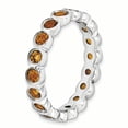 thumbnail image 3 of Bague en Argent Sterling Stackable Expressions Citrine Taille 9, 3 of 3