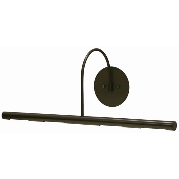 House of Troy DXL14-91 Slim-line - 2 Light Direct Wire Picture Light-8 Inches Tall and 14 Inches Wide Oil Rubbed Bronze  Oil Rubbed Bronze Finish with Metal Shade