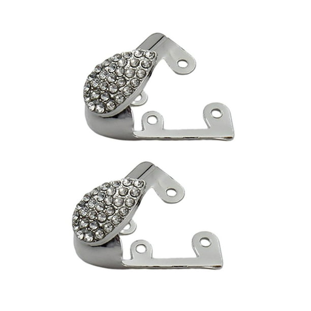 2 protectores de punta para zapatos, tapa para puntas de zapatos, suministros duraderos de color sólido. Plata