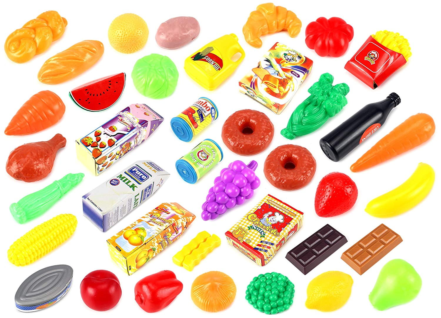 Children's Pretend Play Supreme Playfood Collection Toy Food Playset w