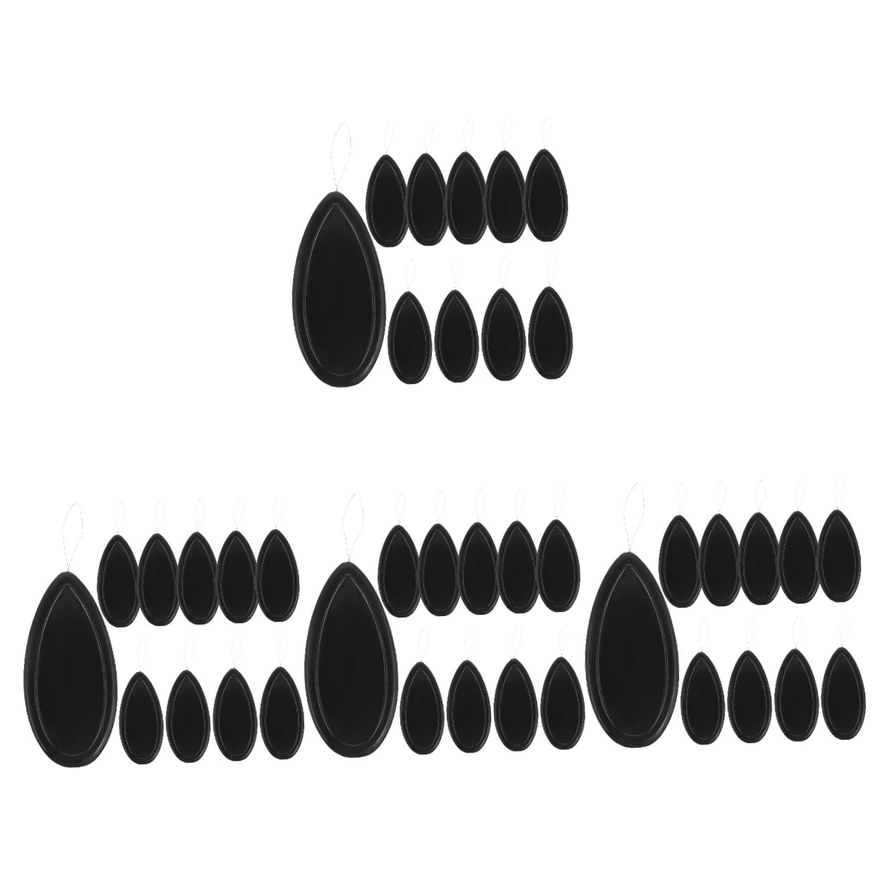 HOMEMAXS 80 pcs  Thumb Needle Threaders Oval Sewing Threader Needle Threading Tools