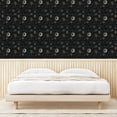 thumbnail image 3 of Ambesonne Bohemian Peel & Stick Wallpaper for Home, Celestial Motifs Eyes Moon, 13"x36", Dark Grey White Tan, 3 of 5