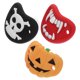 thumbnail image 3 of Chupete de silicona de grado alimenticio para bebé, diseño de elementos de Halloween, forma de calavera de calabaza para bebés pequeños, 3 unidades, 3 of 7