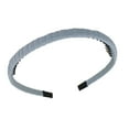 thumbnail image 4 of Hair Accessories with Teeth Classic Elastic Simple Headband Clothes Matching Accessory Shower Hairband for Adult Lady Female Use Gray, 4 of 6