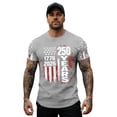 thumbnail image 2 of Men's USA 250th Anniversary Shirt 1776-2026 Patriotic American Flag 250 Years Graphic T-Shirt, 2 of 5