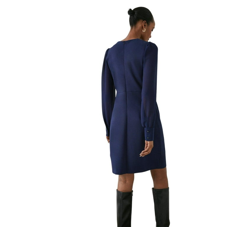 Principles Womens Premium Ponte Shift Dress Walmart