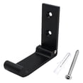 thumbnail image 1 of Paquete de 2 unidades de aleación de aluminio Sunnimix plegable para pared colgar bolso organizador negro 3 piezas, 1 of 8
