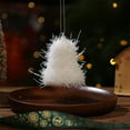 thumbnail image 6 of EWASWON White Christmas Tree Ornaments Set - Foam Hanging Decorations with Bells, Star, Pine Cones, Gift Boxes - Lightweight Holiday Decor, 6 of 6