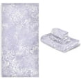 thumbnail image 7 of SKYSONIC Blur Violet Flower Texture Bath Towels Soft Absorbent Bath Towels Bath Towel Set of 3 for Home Hotel Bathroom Decor, 7 of 7