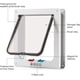 thumbnail image 4 of M-16 x 15.7 x 5.5cm, White-Cat Door with 4-Way Magnetic, Pet Door for Cats and Small Dogs, Cat Door with Tunnel, 4 of 5