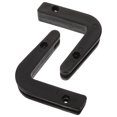 thumbnail image 1 of FUTUREORYY 2Pcs Black Wall Mounted Barbell Storage Rack Practical Barbell Holder for Home Use, 1 of 6