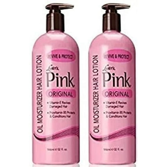 Luster's Pink Oil Moisturizer Hair Lotion, 32 Ounce (Packaging may vary) (2 Pack)