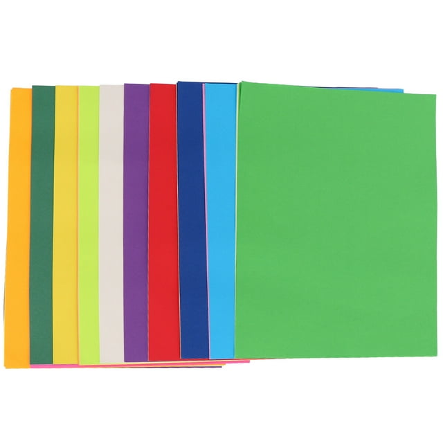 Minkissy 100Pcs Assorted Color Origami Paper Sheets for Children Handmade Projects 29.7x21cm