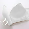 thumbnail image 3 of WCJM White Bras For Women No Underwire Adjustable Bras Full Coverage Support Bralette Plus Size Everyday Bra, 3 of 6