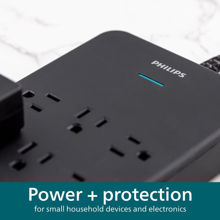 Philips 12-Outlet Surge Protector Power Strip, 6ft photo 5