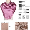 thumbnail image 4 of CAILDANL 35" Womens Large Satin Square Scarf Silk Feeling Hair Wrapping Gift Headscarf Scarves, 4 of 6