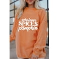 thumbnail image 3 of Casuashion Spooky Fun! Orange Graphic Pullover, Unique Corded, S-XL Sizes, 3 of 8