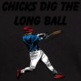 thumbnail image 3 of CafePress - Chicks Dig The Long Ball Light T Shirt - Men's Classic Graphic Cotton T-Shirt, 3 of 4